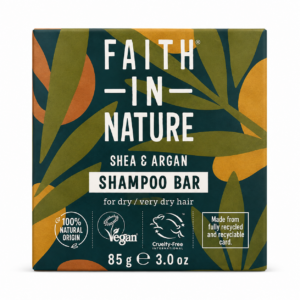 Faith in Nature Shea & Argan Shampoo Bar 85g