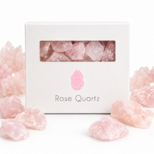 Rose Quartz Natural Crystal Chunks – Boxed 280g