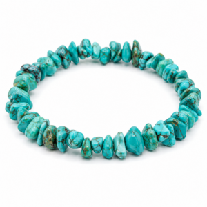 Natural Turquoise Chip Bracelet