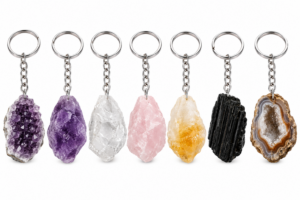 Raw Crystal Keyring – Choose Your Crystal