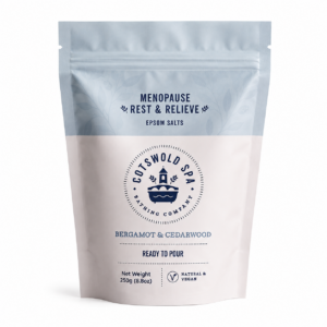Cotswold Spa Menopause Rest & Relieve Epsom Salts – Bergamot & Cedarwood 250g