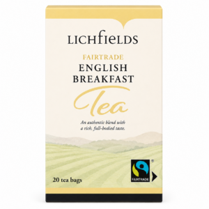 Lichfields Fairtrade English Breakfast Tea – 20 Tea Bags